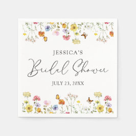 WildblomButterflies Boho Möhippa Pappersservett