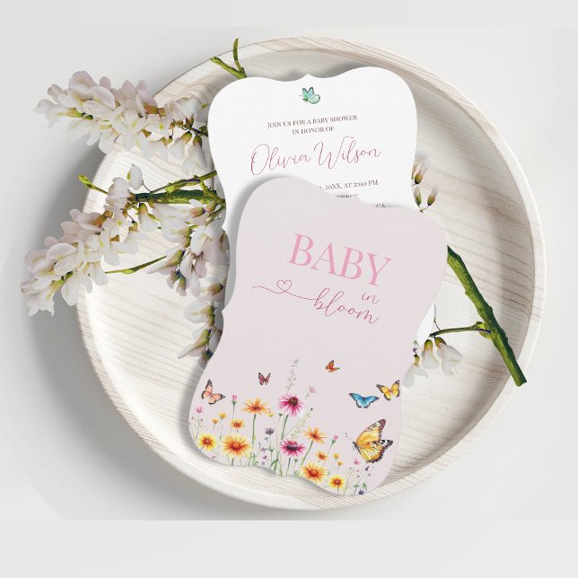 WildblomButterfly Baby i Bloom Baby Shower (Skapare uppladdad)