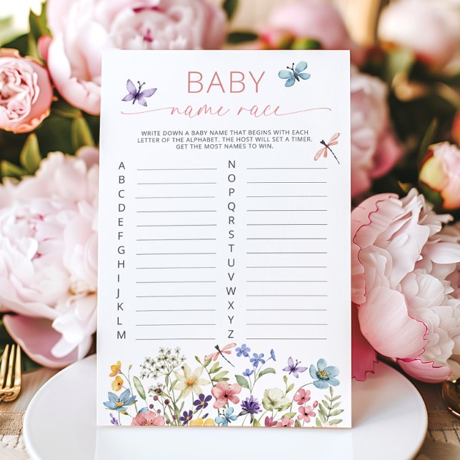 WildblomButterfly Garden Baby Namn Tävling (Skapare uppladdad)