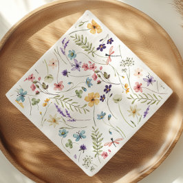 WildblomButterfly Garden Baby Shower Pappersservett
