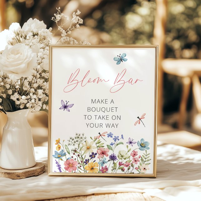 WildblomButterfly Garden Bloom Pub Poster (Skapare uppladdad)