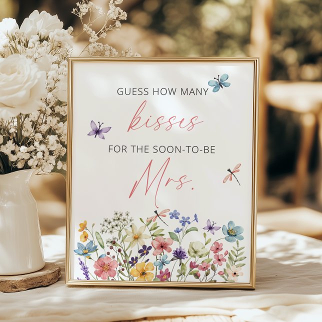 WildblomButterfly Garden vet hur många Kisses Poster (Skapare uppladdad)