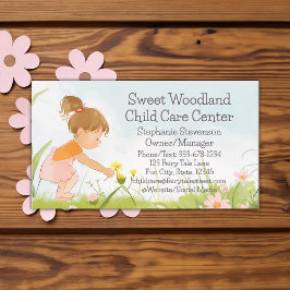 WildblomChild Daycare Babywatch Childcare Visitkort