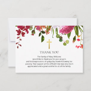 WildblomChristian Memorial Funeral Tack Kort