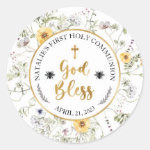 Wildblomcomunion Baptism Sticker
