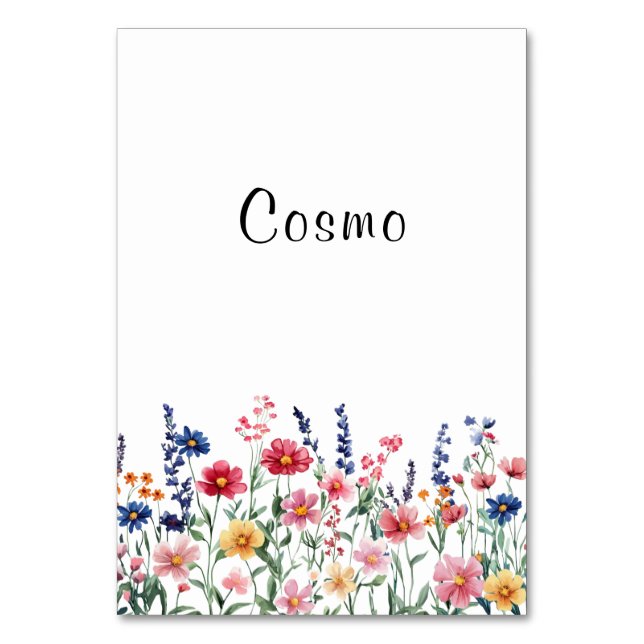 WildblomCosmo bordsnummer (Framsidan)