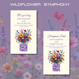 Wildblome Elegance-Registry-Honeymoon Business Ca Visitkort