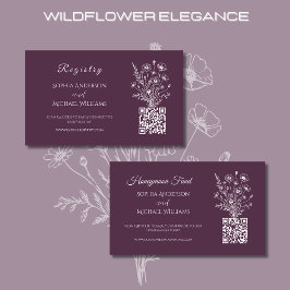 Wildblome Elegance-Registry-Honeymoon Visitkort