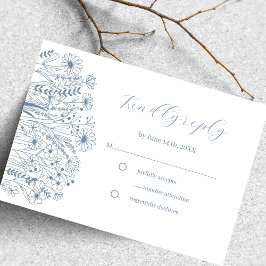 WildblomElegant Boho Dusty Blue Bröllop OSA