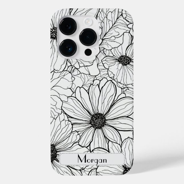 Wildblomens vita och svarta Personlig (Baksida)
