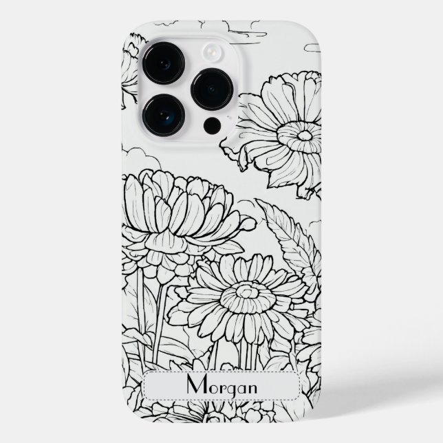 Wildblomens vita och svarta Personlig (Baksida)