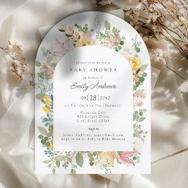 WildblomGarden Charm | Inbjudan till babyvisningsp