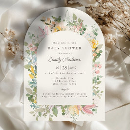 WildblomGarden Charm | Inbjudan till babyvisningsp
