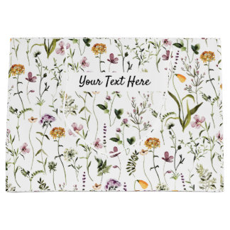 WildblomGarden Mönster Anpassningsbar Gift Bag