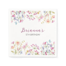 WildblomGarden Theme Girl vattencolor Tack