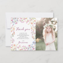 WildblomGarden Theme Girl - vattenfärgfödelsedag