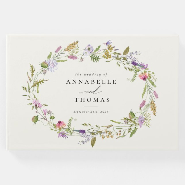 WildblomGarden WandeGreenery Bröllop Gästböcker (Framsida)