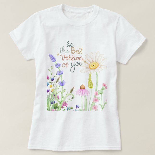 "Wildblomgrafik T-Shirt Idéational (Design framsida)