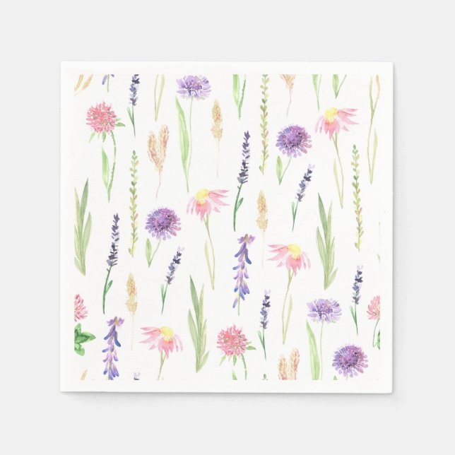 WildblomGreenery Pappersservett (Framsidan)