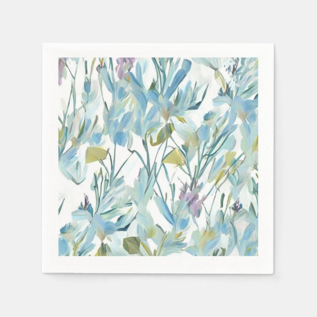 Wildblomkocktail Napkins Pappersservett (Framsidan)