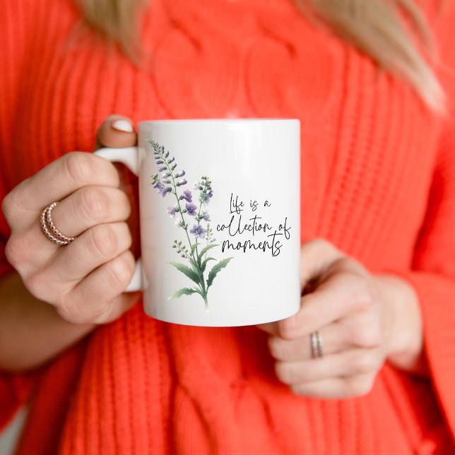 Wildblomlarkspur Coffee Mugg (Skapare uppladdad)