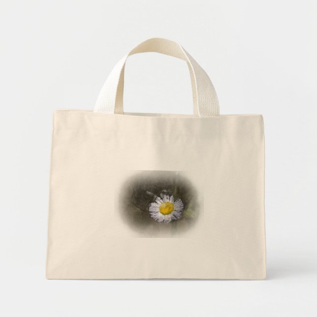 Wildblomma 10 Tote Mini Tygkasse (Framsidan)