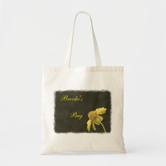 Wildblomma 5 Tote Tygkasse (Framsidan)