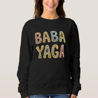 Wildblomma Baba Yaga Blommigt Mors dag Baba Yag T Shirt