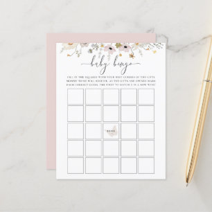 Wildblomma Baby Bingo Game