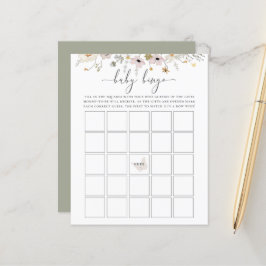 Wildblomma Baby Bingo Game