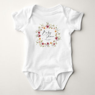 Wildblomma Baby Bodykostydräkt T Shirt