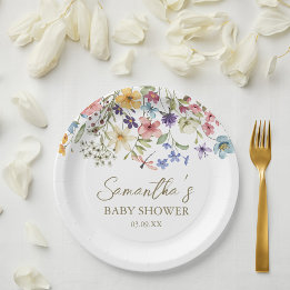 Wildblomma Baby i babyskor för blommor
