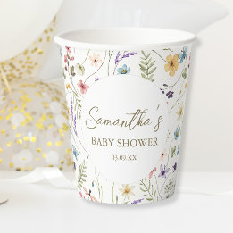 Wildblomma Baby i babyskor för blommor
