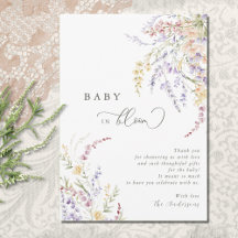 Wildblomma Baby i babyskor för blommor