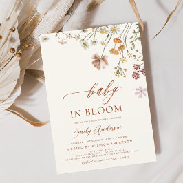 Wildblomma Baby i BLOMMHUS-inbjudan