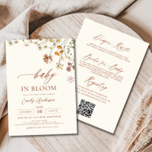 Wildblomma Baby i Bloom All in One Baby Shower
