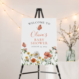 Wildblomma Baby i Bloom babydusch Välkomsthälsning