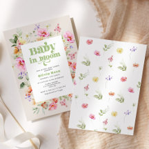 Wildblomma baby i bloom flicka dusch