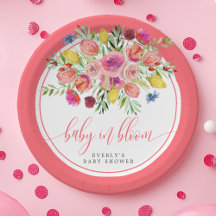 Wildblomma Baby in Bloom Blommigt Baby Shower