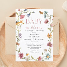 Wildblomma Baby in Bloom Girl Baby Shower