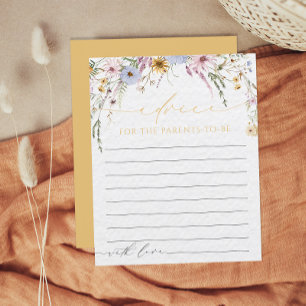 Wildblomma Baby rekommenderar föräldrarna att