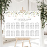 Wildblomma Blommigt Garden Wedding 14 Bord Seating Poster<br><div class="desc">Den moderna färgade Blommigten Garden Elegant minimalistsäteskartor för Bröllop 14 Bord Poster. Alla texterna är i förväg ordnade så att du enkelt och snabbt kan anpassa dig med dina egna detaljer.</div>