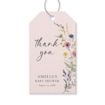 Wildblomma Blommigt Girl Baby Shower Tack