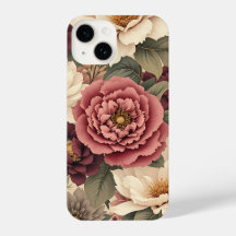 Wildblomma : Boho Blommigt Phone Case