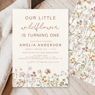 Wildblomma Boho Chic First Birthday Terracotta