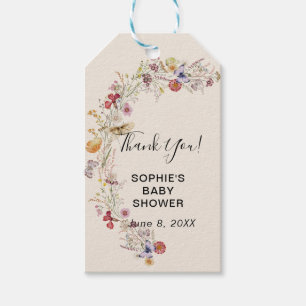 Wildblomma Boho Garden Baby i Bloom Presentetikett