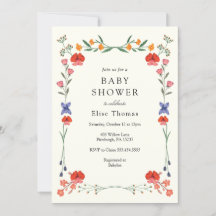 Wildblomma Botanic Garden Baby Shower