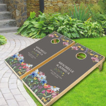 Wildblomma Bröllop-årsdagen Brown Rustic Blommigt