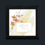 Wildblomma Bröllop Flower Girl Guld ID954 Minnesask<br><div class="desc">Den här samlingen i elegant bröllop användor en slående färg-palett, inklusive guld, bränd orange och sage grönt, för att skapa matchande kontorsmaterial och party-förråd för din speciella dag. Vattenfärgade blommigtar och mousserande färgdrag ger bakgrunder som fångar upp öga. Kundlådan, som visas här för en blomflicka, kan också användas för alla...</div>
