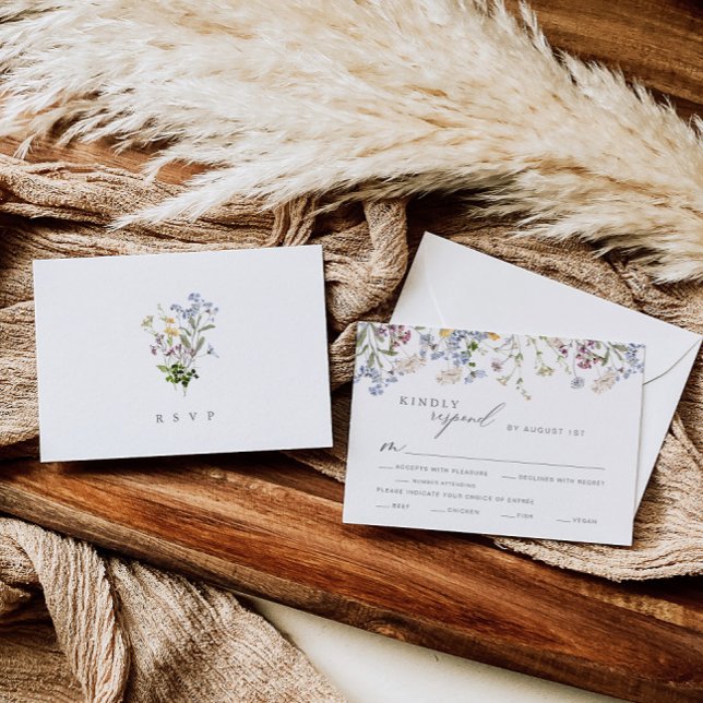 Wildblomma-Bröllop OSA med val av måltid (Skapare uppladdad)